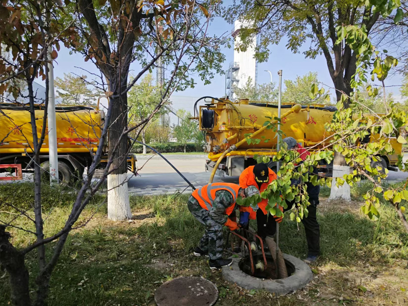 曹后厂区管道清洗